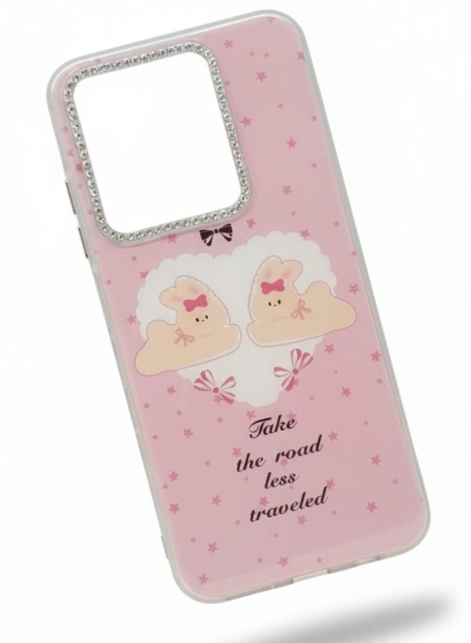 غطاء فاخر بتصميم سحابة الحلوى لهاتف Infinix Smart 9 . - Image 3