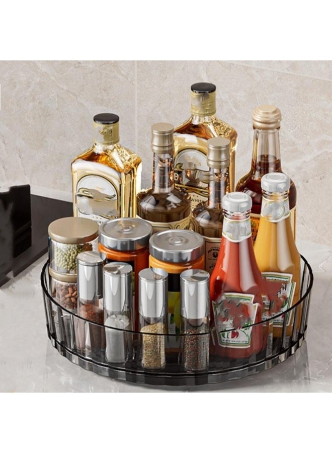 360 Rotating Tray Spice Rack Storage Swivel Base Kitchen Organiser for Kitchen 
