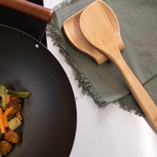 Joyce Chen Burnished Bamboo Wok Spatula, 13-Inch - Image 5