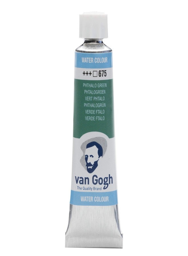 Van Gogh Phthalo Green Watercolor 10 ml Tube - Image 1