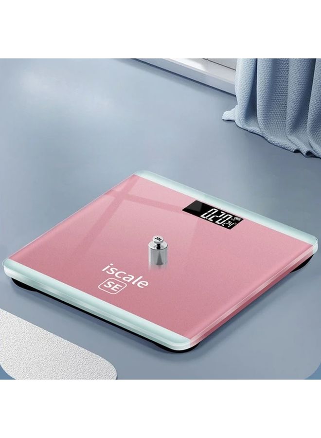Pink Body Scale with Durable Thick Glass for Safe and Reliable Weighing - Image 3