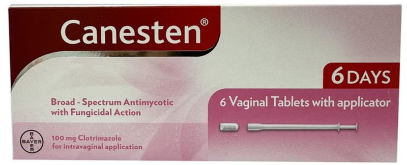 Canesten 100mg Vag Tablets - 6 Pack