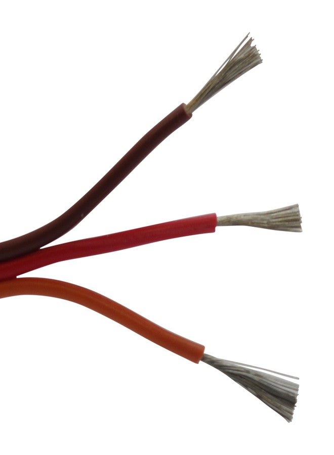 Apex RC Products 3M / 10' 22Awg Orange Red Brown JR/Spektrum/Hitec Style Servo Wire 1221 - Image 2
