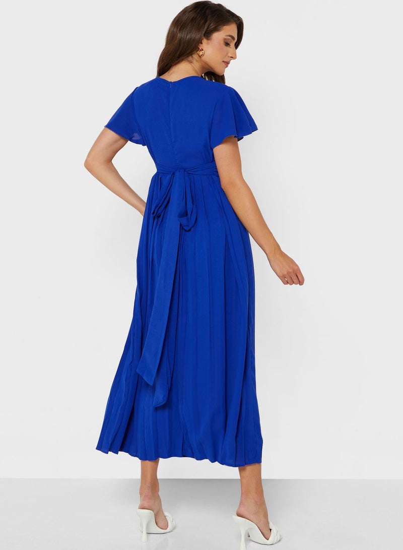 ELLA Pleated Midi Dress - Image 2