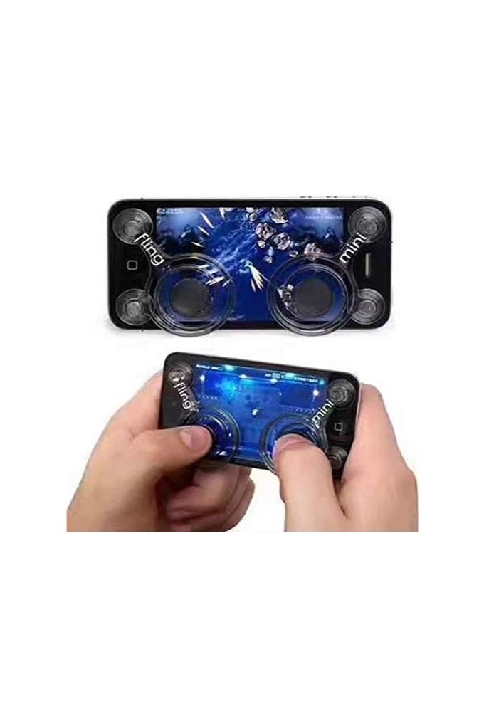 ميني مجموعة مزدوجة من عصا التحكم لألعاب الشاشة واللوحي للهاتف المحمول - Image 5