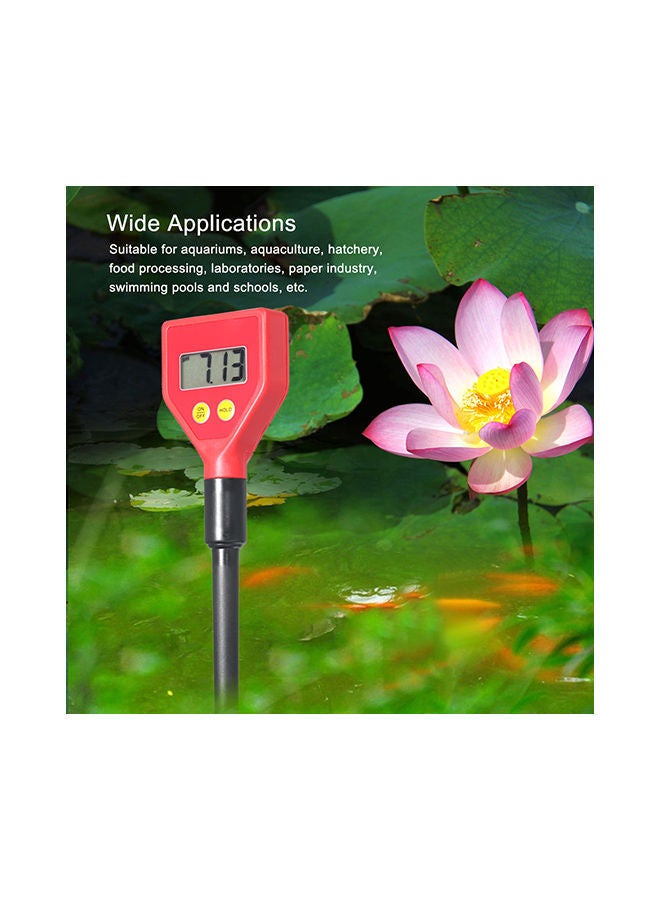 NIBEMINENT Portable Soil Moisture Tester Red/Black - Image 3