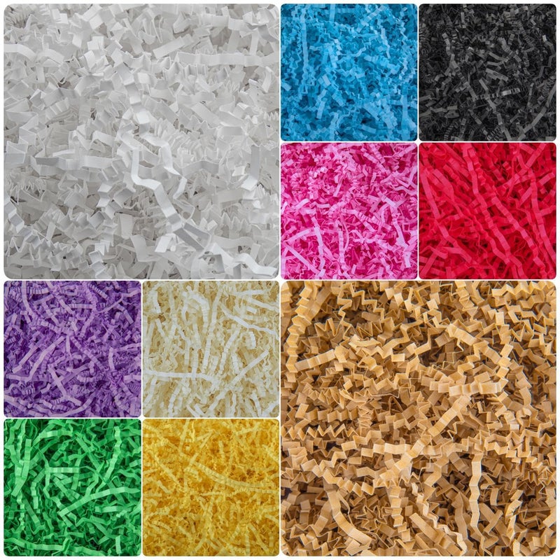 Caleihd Crinkle Cut Paper Grass Cushion Paper Streamer for Christmas Wedding Birthday Bridesmaid Engagement Craft Gift Boxes Bags Filler Decoration 4.5oz Purple - Image 5