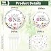 Rakuto Wildflower 1st Birthday Decorations Supplies 96PCS Flower Wildflower One Paper Plates Napkins Disposable Floral Paety Tableware for Girls Serves 24 - Image 4