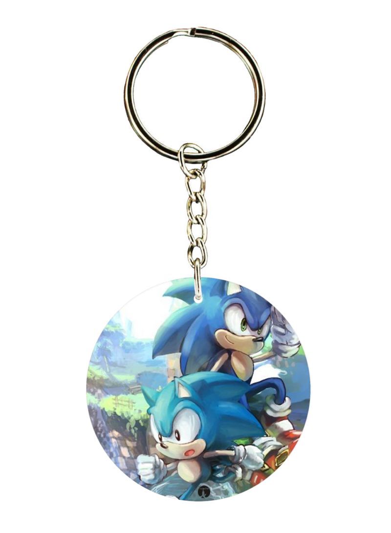 RKN Double Sided Sonic Printed Keychain