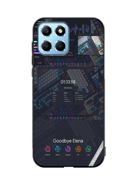Protective Case Cover For Honor X8 5G Goodbye Elena Design Multicolour