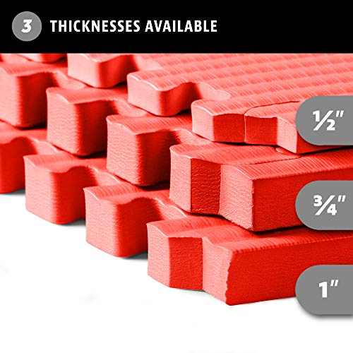 We Sell Mats 3/4 Inch Thick Martial Arts EVA Foam Exercise Mat, Tatami Pattern, Interlocking Floor Tiles for Home Gym, MMA, Anti-Fatigue Mats, 24 in x 24 in - Image 5