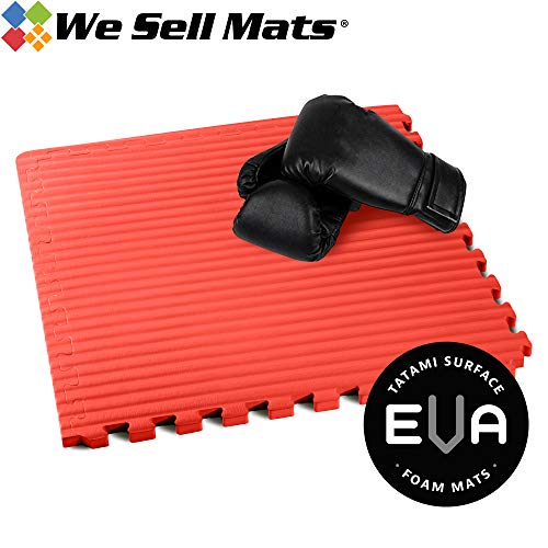 We Sell Mats 3/4 Inch Thick Martial Arts EVA Foam Exercise Mat, Tatami Pattern, Interlocking Floor Tiles for Home Gym, MMA, Anti-Fatigue Mats, 24 in x 24 in - Image 3