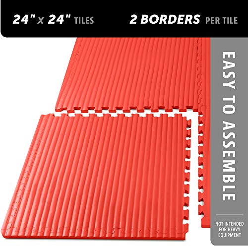 We Sell Mats 3/4 Inch Thick Martial Arts EVA Foam Exercise Mat, Tatami Pattern, Interlocking Floor Tiles for Home Gym, MMA, Anti-Fatigue Mats, 24 in x 24 in - Image 4