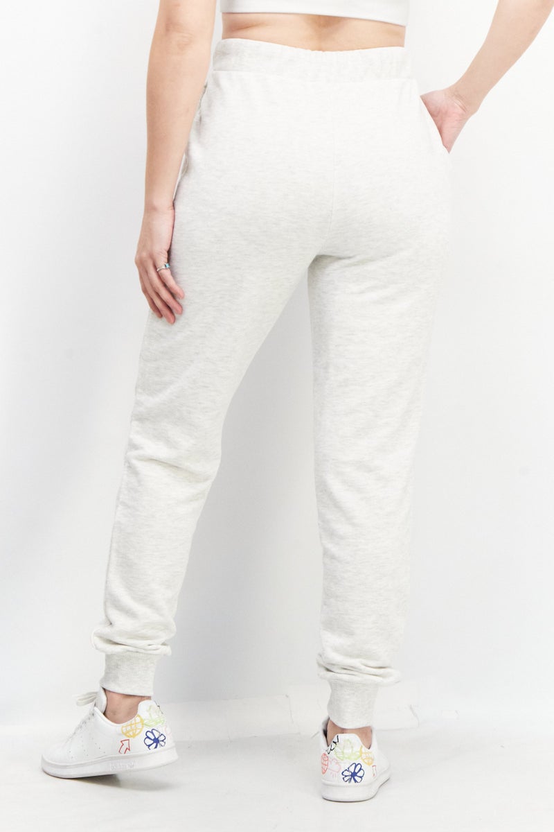 NA-KD Women Regular Fit Heather Sweatpants, Grey - Image 2