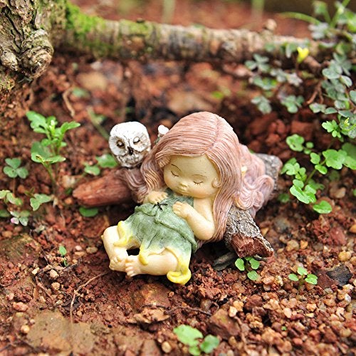 Top Collection Miniature Fairy Garden and Terrarium Sleeping Little Fairy - Image 3