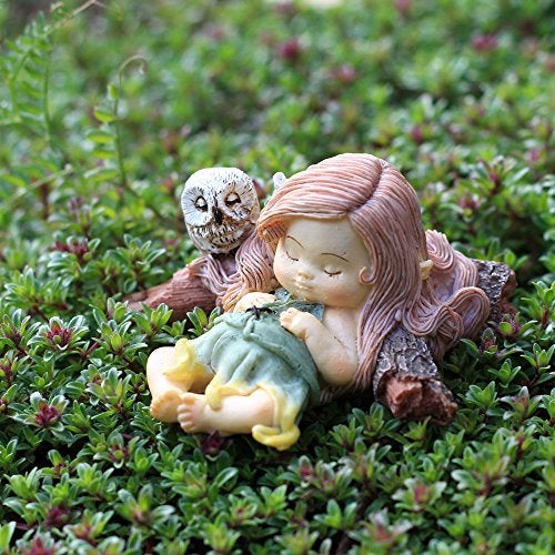 Top Collection Miniature Fairy Garden and Terrarium Sleeping Little Fairy - Image 2