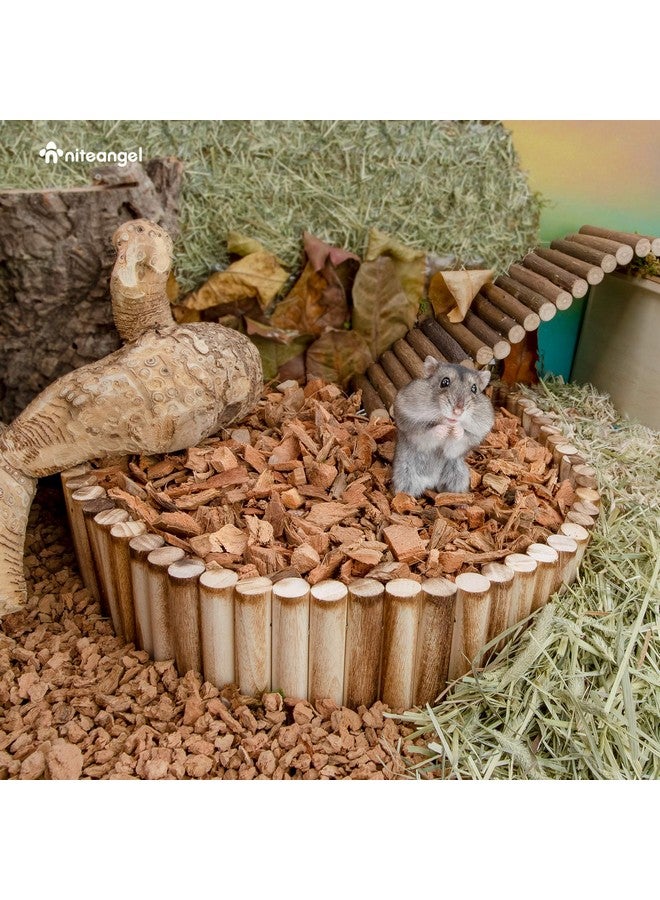 نيتينجيل فرشة نايت أنجل الطبيعية من جوز الهند/الفلين للهامستر السوري القزم، والجربوع، والفئران، والديجوس، أو غيرها من الحيوانات الصغيرة - Image 2