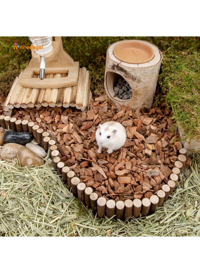 نيتينجيل فرشة نايت أنجل الطبيعية من جوز الهند/الفلين للهامستر السوري القزم، والجربوع، والفئران، والديجوس، أو غيرها من الحيوانات الصغيرة - Image 3