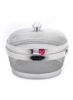 KCL KCL Stainless Steel - Miska Fruit & Vegetable Basket with Lid | 10 Inch Premium Modern Design Mesh Basket | Must Have Kitchen Essential  - Image 1