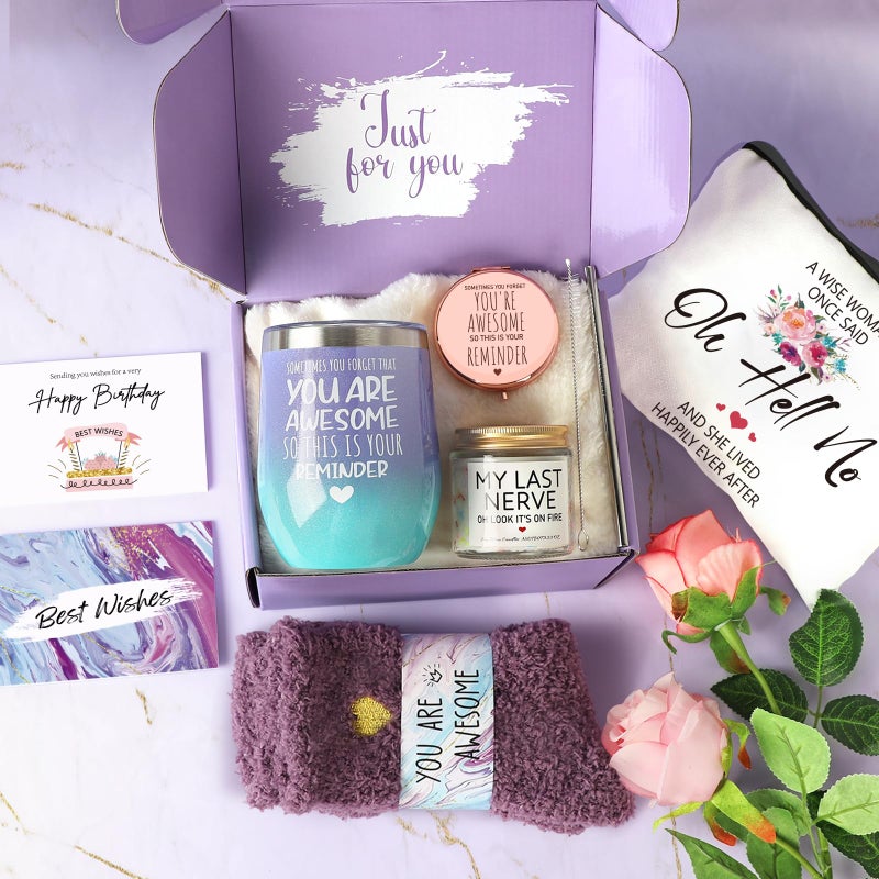 Frerdui Birthday Gifts for Women, Best Friend Birthday Gifts, Gifts for Women, Happy Birthday Gifts Basket for Women, Friendship Gifts, Gifts for Friends Female Coworker Sister Mom Her Coffee Mug, Birthday - Image 2