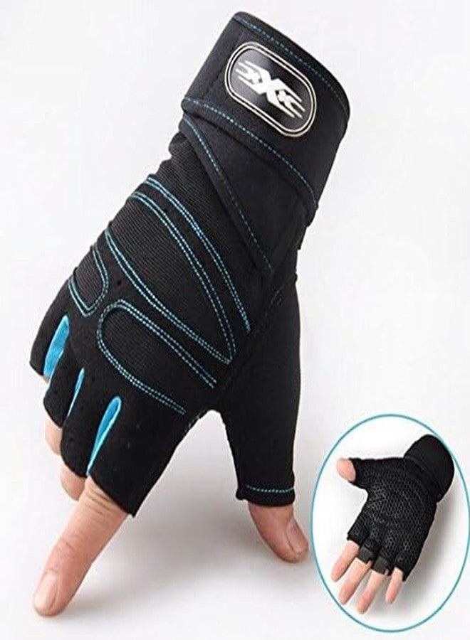ICW Weight Lifting Gloves, Breathable & Non-Slip, Workout Gloves, Exercise Gloves Gym Gloves for Climbing, Boating, Dumbbells, Cross Training (Assorted Colours) - Image 4