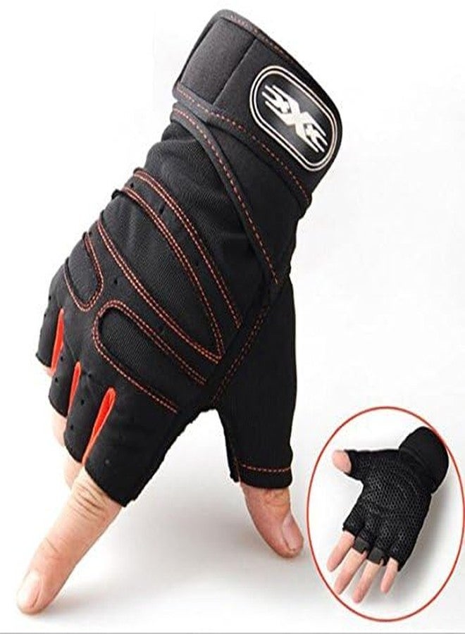 ICW Weight Lifting Gloves, Breathable & Non-Slip, Workout Gloves, Exercise Gloves Gym Gloves for Climbing, Boating, Dumbbells, Cross Training (Assorted Colours) - Image 5