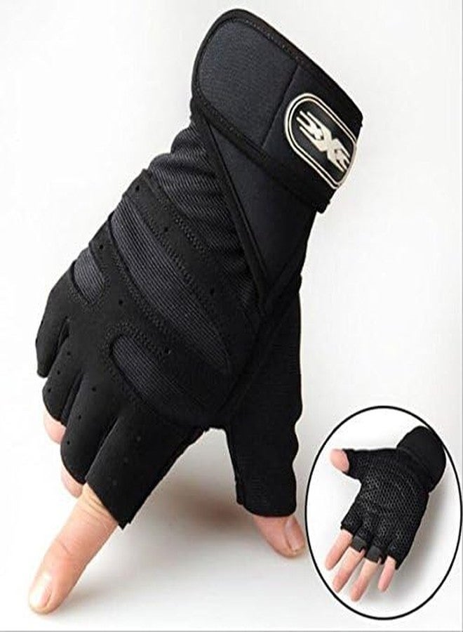 ICW Weight Lifting Gloves, Breathable & Non-Slip, Workout Gloves, Exercise Gloves Gym Gloves for Climbing, Boating, Dumbbells, Cross Training (Assorted Colours) - Image 2