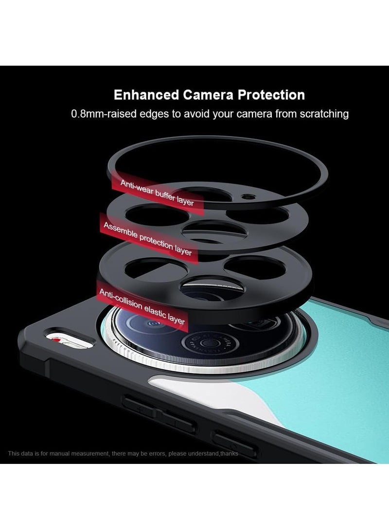 General Frosted Case Compatible with Tecno Camon 40 Premier, Ard PC Soft Shockproof Back Plate and TPU Frame, Shock and Drop Protection Case for Tecno Camon 40 Premier  - Image 4