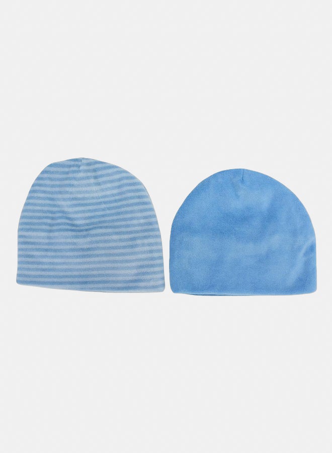 جونيور طقم من قطعتين قبعة مخمل بيبي للاولاد الصغار الصغار – أكوا - Image 2