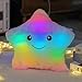 Cuteoy 13 Musical Rainbow Star Plush Pillow Glowing Twinkle Night Light Stuffed Animal LED Toys Adjustable Volume Birthday for Girls Boys - Image 4