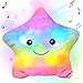 Cuteoy 13 Musical Rainbow Star Plush Pillow Glowing Twinkle Night Light Stuffed Animal LED Toys Adjustable Volume Birthday for Girls Boys - Image 2
