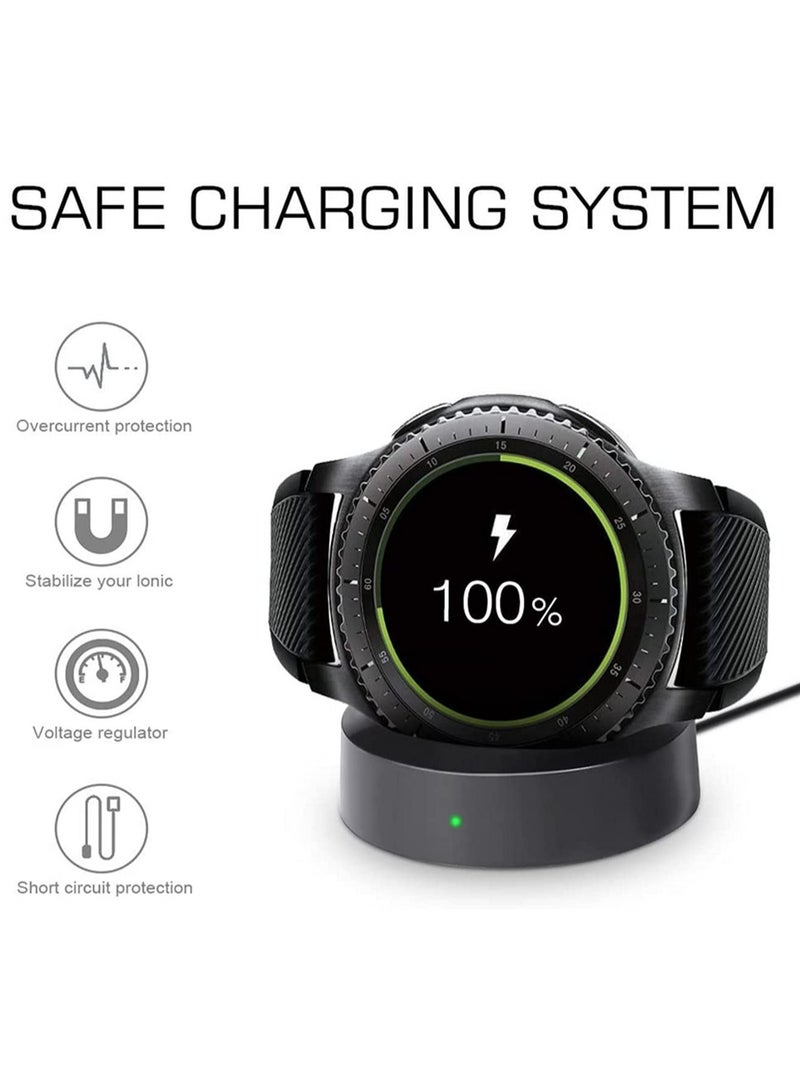For Samsung S3 Frontier and S3 Frontier LTE Smart Watch Wireless Charging Dock with Micro USB Cable for Home Travel Hotel Business Use Compact Design Power Protection Circuit  - Image 3