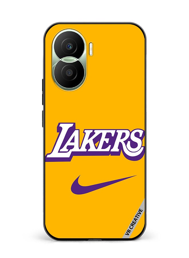 VR CREATIVE Protective Case Cover For Honor Play7T Pro Lakers Design Multicolour - Image 1