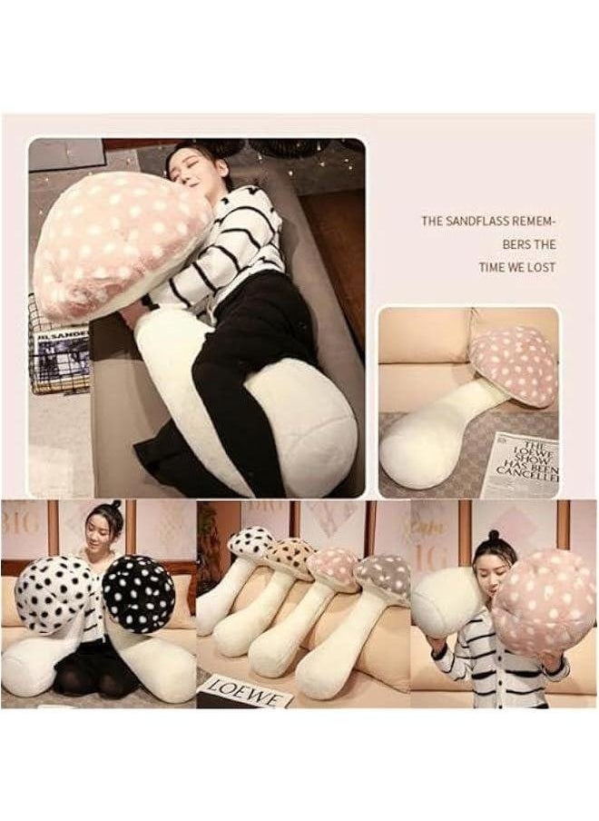 Mushroom Body Pillow, Luxe Plush Pillows, Long Pillow (Pink(31in))  - Image 3