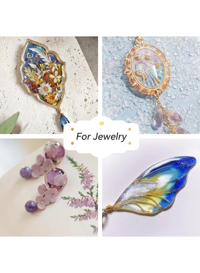 CMGTYYD UV Resin 100g Upgraded Crystal Clear Hard Ultraviolet Epoxy Glue - Low Odor, Fast Curing Kit for Jewelry Making, DIY Craft, Christmas Ornaments - Set of 2 - Image 4