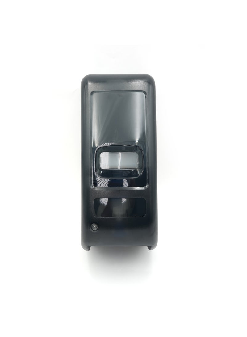 Beram Automatic Soap Dispenser Wall Mounted 1000ml Touchless Infrared Sensor Dispenser Battery Operated Refillable bottle and soap pumpTranslucent Black for Home Office & Commercial Use - Image 1