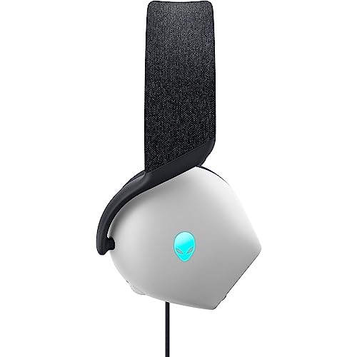 Alienware AW520H Wired Gaming Headset - Dolby Atmos, Unidirectional, AlienFX 16.8 Million RGB Colors, Microphone Mute, Volume On-headset Controls, 40mm Hi-Res Certified - Lunar Light - Image 5