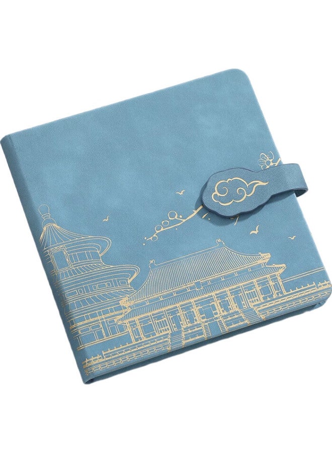 Longe Langjie Travel Stamp Collection Book, Stamp Museum Collection Album, High-Quality Blank Journal, Nanjing Beijing Chongqing Scenic Spot Check-In Souvenir Book, Forbidden City Tourism Observation Notebook - Image 3