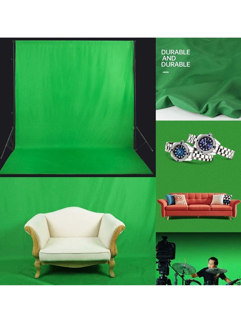 AirYoung Green Photography Backdrop Solid Color Background,Collapsible High Density Screen for Video Photography and Television（3m*3m）  - Image 4