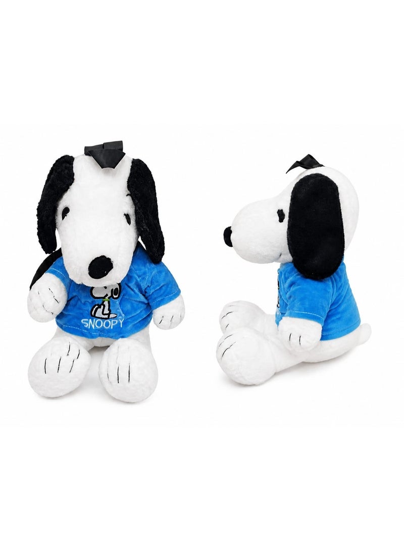 Snoopy Classic White Dog Plush Toy – Soft Stuffed Animal Plushie, Cute Dog Doll for Kids & Adults, Huggable Gift Toy, Bedroom Décor & Collectible Plush , Multicolor - Image 5
