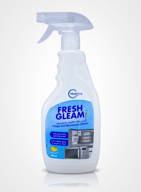 Fresh Gleam Fridge and Microwave Cleaner with Food-Safe Formula, 480ml