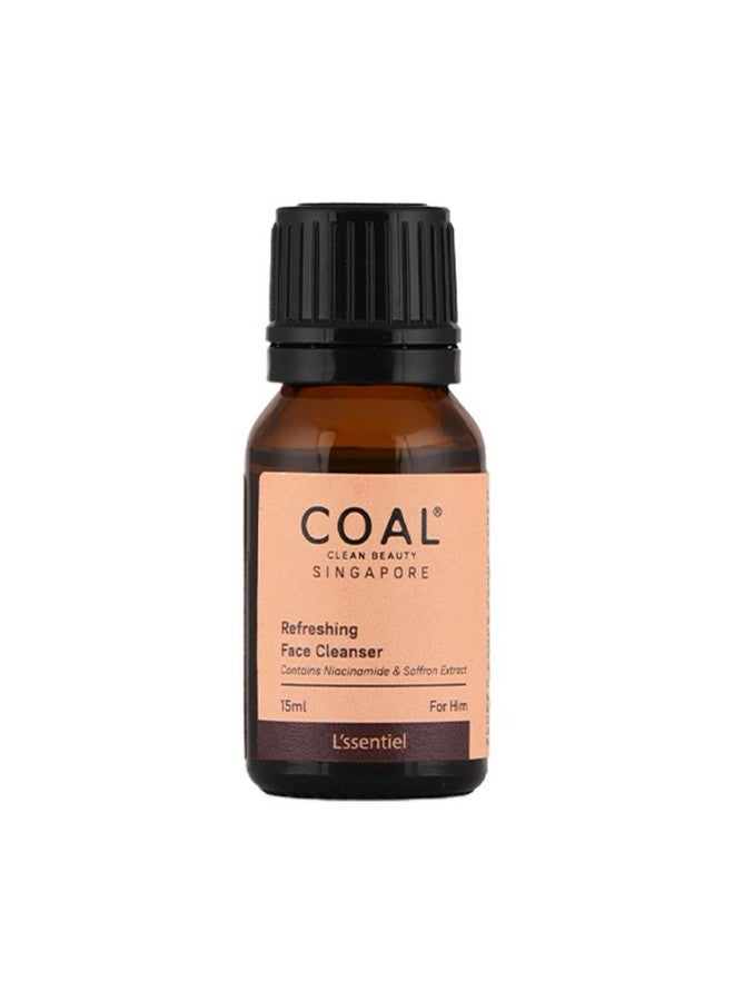 COAL CLEAN BEAUTY Refreshing Face Cleanser With Niacinamide & Saffron Extract| Deeply Cleanses, Refreshes & Resets Skin | Men | All Skin Types | 15Ml - Image 1