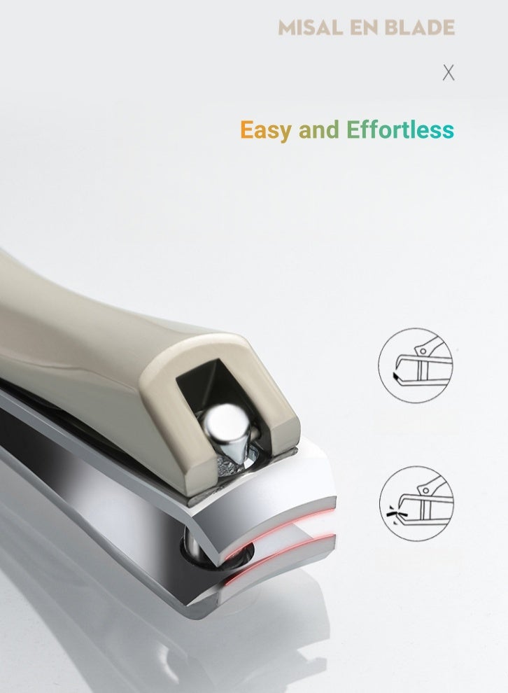 ARUWA 3 Pieces Nail Clipper Professional Nail Trimmer High-Quality Toe Nail Clipper Tool Thick Toenails, Male And Female Nail Scissors(Gray/Black/Golden) - Image 5