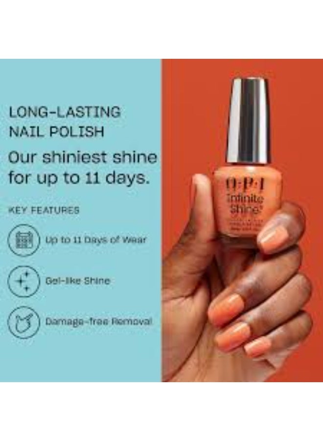 Opi Infinite Shine, Long-Lasting Nail Polish Color Always Within Peach 15ml - Image 3