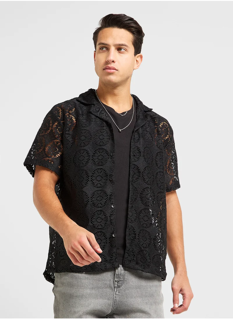 Seventy Five Causal Half Sleeve Shirt