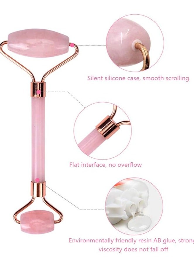 رولر حجر طبيعي الوجه والرقبة – لتحفيز الكولاجين ونضارة البشرة - Image 5