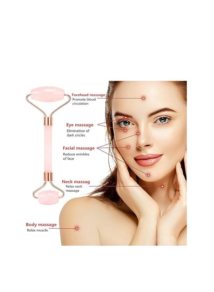 رولر حجر طبيعي الوجه والرقبة – لتحفيز الكولاجين ونضارة البشرة - Image 4