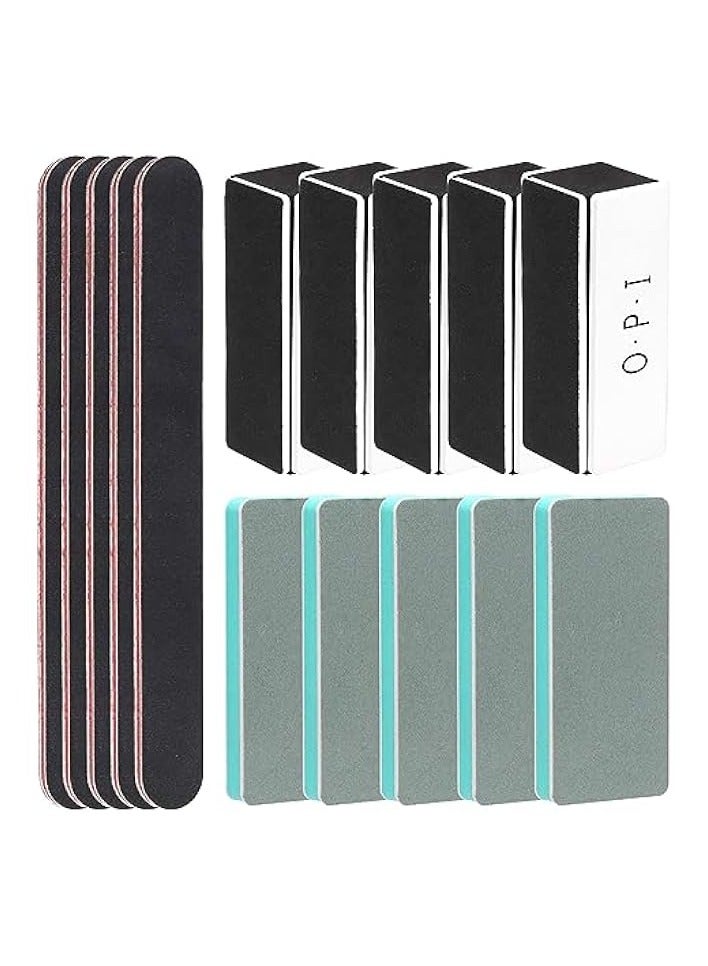 PROMASS 15Pcs 3 Types Sanding Sticks Files Assorted, Plastic Model Burr Remover Buffing Polishing Sandpaper Bar for DIY Hobby Models Jewelry Supplies - Image 1