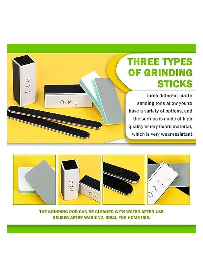 PROMASS 15Pcs 3 Types Sanding Sticks Files Assorted, Plastic Model Burr Remover Buffing Polishing Sandpaper Bar for DIY Hobby Models Jewelry Supplies - Image 3