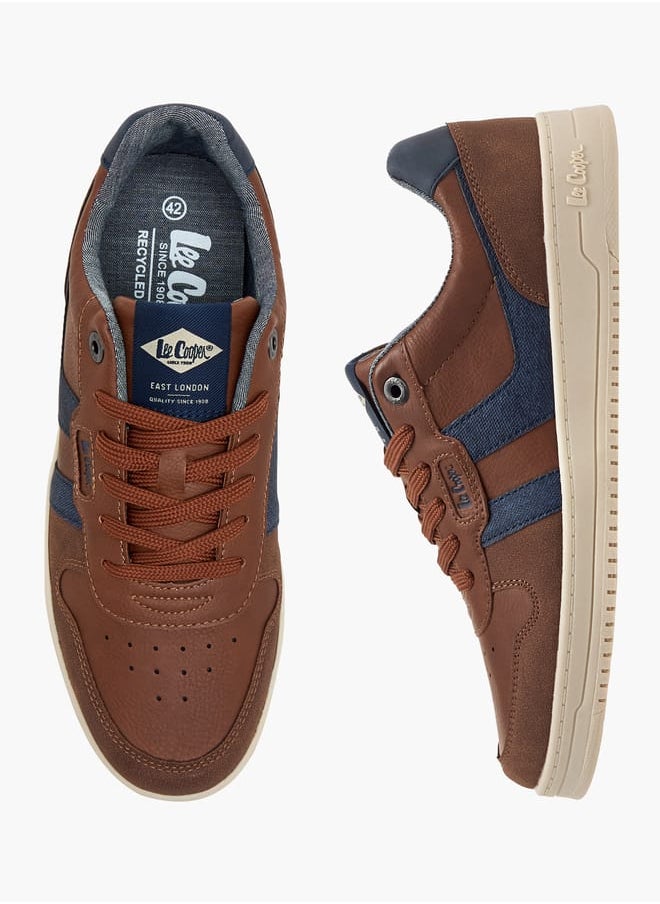 Lee Cooper Men's Panelled Lace-Up Ankle Sneakers  - Image 1